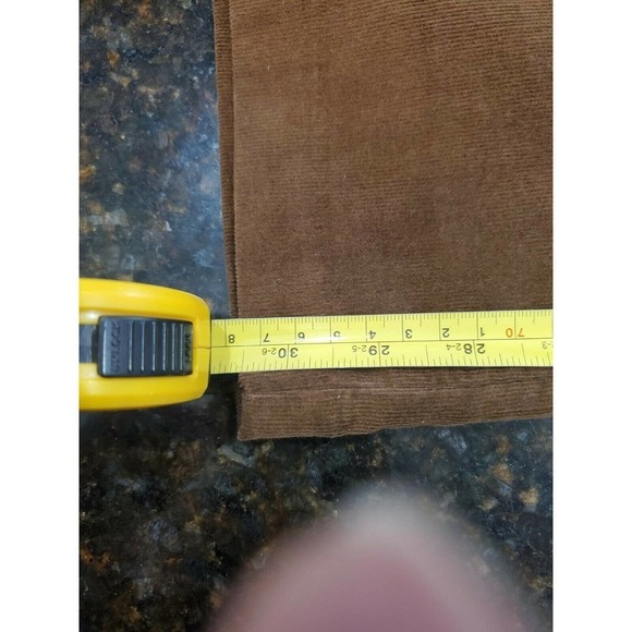 Land's End Women's Brown Cotton & Rayon Modern Fit Boot Cut Casual Pants - Picture 9 of 13